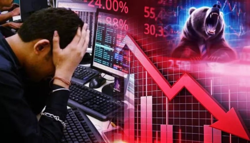 भारतीय शेयर बाजार में नहीं थम रहा गिरावट का दौर... सेंसेक्स 600 अंक टूटा,  निफ्टी 22,700 के नीचे फिसला